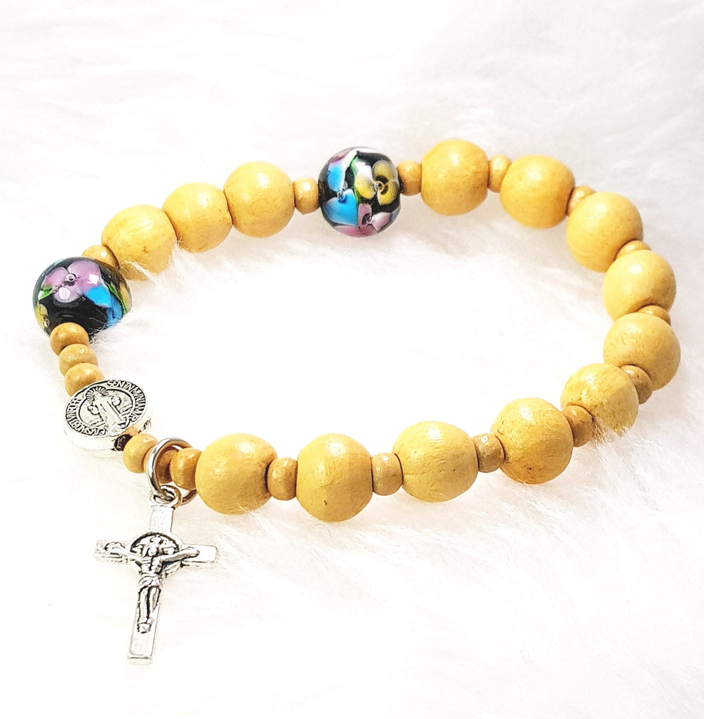 Gold hot sale rosary bracelet